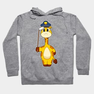 Giraffe Cop Police Hoodie